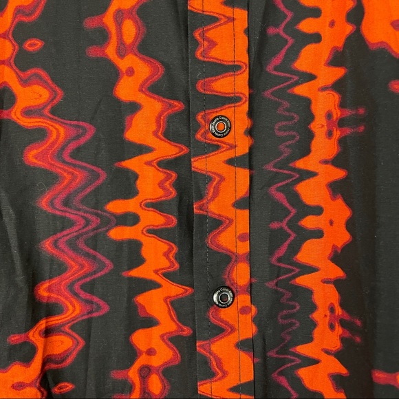 Calvin Klein Jeans Western Button Up Shirt Large - Picture 5 of 9